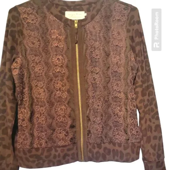 Evy's Tree 'The Olivia' Zip Up Animal Print Jacket - M - Picture 10 of 10